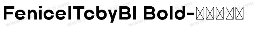 FeniceITcbyBI Bold字体转换